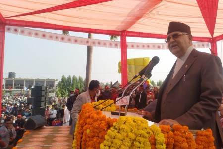 माधव नेपाल र प्रचण्ड प्रबृत्ति अब एमालेमा रहँदैनः केपी ओली